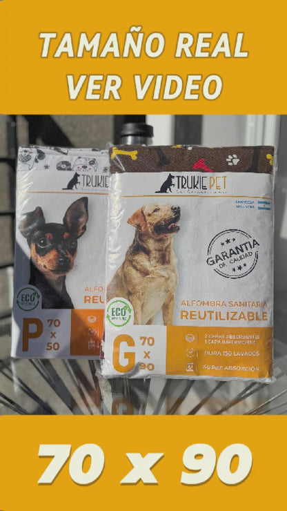 Alfombra Higiénica Reutilizable | Perro Flotador