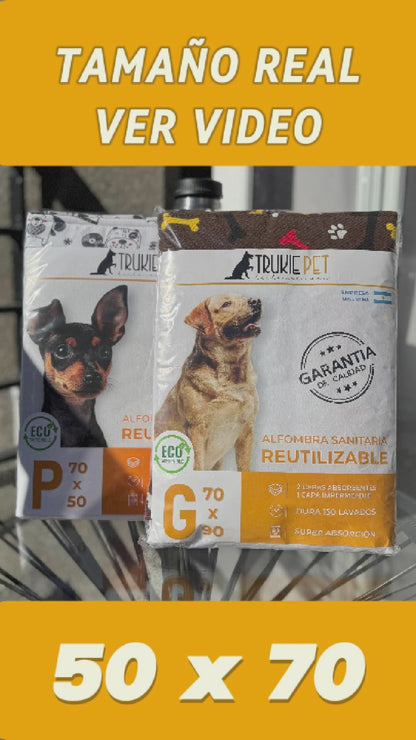 Alfombra Higiénica Reutilizable | Perro Flotador